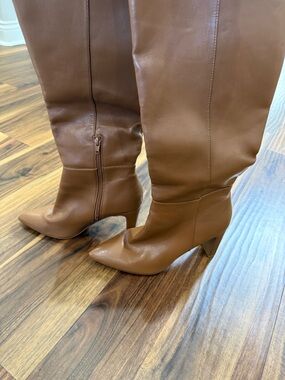 Chinese Laundry Tan Pointed-Toe Boots